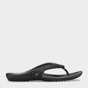 В'єтнамки Crocs Jibbitz Kadee Ii Embellished Flip 205741-001-W9 39-40 25.5 см Чорні (191448306943) краща модель в Черкасах