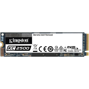 Kingston KC2500 1 ТБ NVMe M.2 2280 PCIe 3.0 x4 3D NAND TLC (SKC2500M8/1000G) ТОП в Черкасах