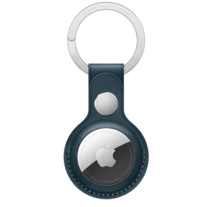 Шкіряний брелок Apple для AirTag з кільцем для ключів Baltic Blue (MHJ23ZM/A) ТОП в Черкасах