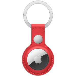Шкіряний брелок Apple для AirTag з кільцем для ключів Red (MK103ZM/A) краща модель в Черкасах