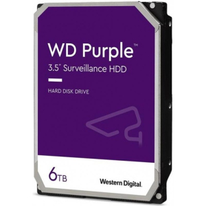 Накопитель HDD SATA 6.0TB WD Purple 5400rpm 128MB (WD62PURZ) в Черкассах