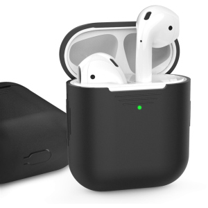 Класичний Силіконовий чохол AhaStyle для Apple AirPods Black (AHA-01020-BLK) ТОП в Черкасах