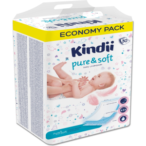 Одноразовые пеленки для детей Kindii Pure & Soft 60х40 30 шт (5900095032304) ТОП в Черкассах