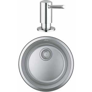 Кухонна мийка GROHE K Series K 200 31720SD0 з дозатором Contemporary 40536000 краща модель в Черкасах