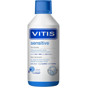 Ополіскувач для ротової порожнини Dentaid Vitis Sensitive 500 мл (36190) (8427426061958) ТОП в Черкасах