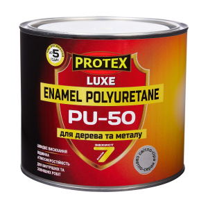 Емаль поліуретанова LUXE PU-50 PROTEX 2.4кг світло-сіра ТОП в Черкасах