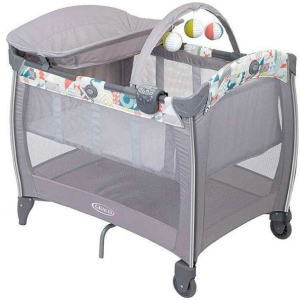 Манеж-ліжечко Graco Contour Electra Patchwork (9D899PTWEU) ТОП в Черкасах