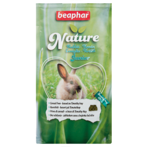 Беззерновий корм для кроленят Beaphar Nature Rabbit з тимофіївкою 1.25 кг (8711231101771) ТОП в Черкасах