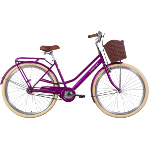 Велосипед Dorozhnik COMFORT FEMALE Velosteel 28" 19.5" 2021 Фіолетовий (OPS-D-28-196) краща модель в Черкасах