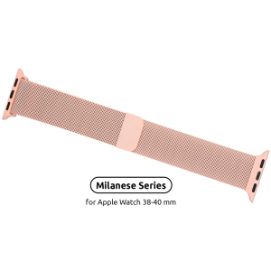 Ремешок Armorstandart Milanese Loop Band для Apple Watch All Series 38-40 mm Pink (ARM55246) в Черкассах