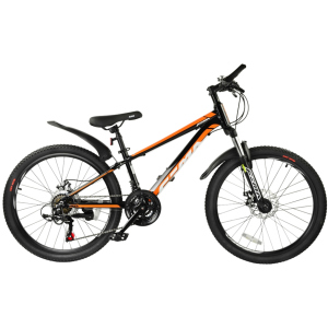 Велосипед Royal Baby Fema MTB 1.0 24" Official UA 2021 Чорний (RB24-10-BLK) ТОП в Черкасах