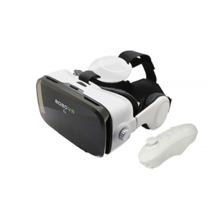 3D Очки виртуальной реальности с встроенными наушниками и пультом Authentic BoboVR Z4 White&Black (00505) в Черкассах