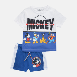 купить Комплект (футболка + шорты) Disney Mickey UE1162 116 см Синий (3609084716516)
