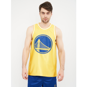 Майка Outer staff NBA EK2M1BBSQ-CURRY XL Жовта з синім (2120098602820) краща модель в Черкасах