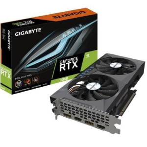 Відеокарта Gigabyte PCI-Ex GeForce RTX 3060 Eagle OC 12G 12GB GDDR6 (192bit) (15000) (2x HDMI, 2x DisplayPort) (GV-N3060EAGLE OC-12GD) краща модель в Черкасах