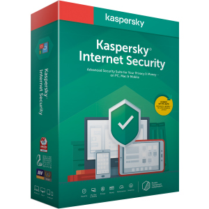 Kaspersky Internet Security 2020 для всех устройств, первоначальная установка на 1 год для 5 ПК (DVD-Box, коробочная версия) лучшая модель в Черкассах