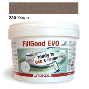 Полиуретановая затирка Litokol FillGood EVO 230 (Какао) 5кг. в Черкассах