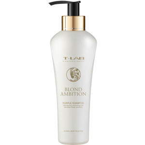 Шампунь T-LAB Professional Blond Ambition Purple Shampoo для корекції кольору та живлення волосся 300 мл (5060466660359) краща модель в Черкасах