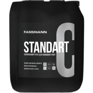 хороша модель Силіконовий ґрунт FARBMANN Standart C 5 л Молочно-білий (4823046204654)