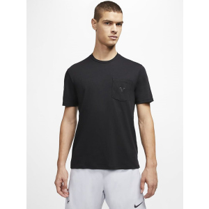 Футболка Nike Rafa Mens Short-Sleeve Tennis Top CZ0387-010 M (194276061268) краща модель в Черкасах