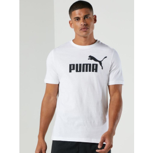 Футболка Puma Ess Logo Tee 58666602 XL Puma White (4063697398726) ТОП в Черкасах