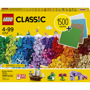 Конструктор LEGO Classic Кубики, кубики, пластины! 1504 деталей (11717) в Черкассах