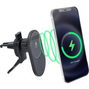 Беспроводное зарядное устройство держатель в авто Ailink MagSafe Auto Wireless Charger (AI-MagAuto1Bk)