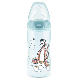 Бутылочка для кормления NUK Diswin First Choice Plus c силиконовой соской 300 мл Синяя (4008600400639) ТОП в Черкассах