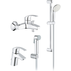 Набір змішувачів GROHE Eurosmart 27598005 (27598001+33300002+23124002) краща модель в Черкасах