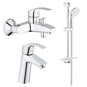 Набір змішувачів Grohe Eurosmart M-Size 123246M краща модель в Черкасах