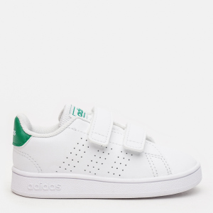 Кеды детские Adidas Advantage I EF0301 27 Ftwwht/Green/Gretwo (4061622828133) лучшая модель в Черкассах