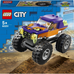 хороша модель Конструктор LEGO City Great Vehicles Монстр-трак 55 деталей (60251)