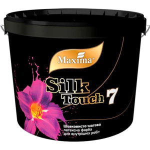 Шовковисто-матова латексна фарба "Silk Touch 7" Maxima 1.2 кг (4823083307851) в Черкасах