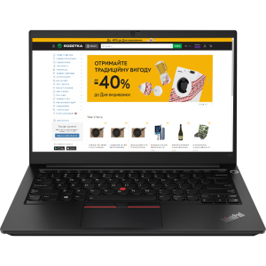 Ноутбук Lenovo ThinkPad E14 Gen 2 (20TA002JRT) Black ТОП в Черкассах