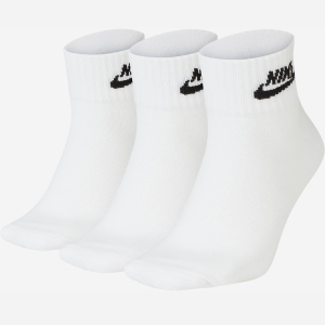 Шкарпетки Nike U Nk Nsw Evry Essential Ankle SK0110-101 43-46 3 пари Білі (193145890657)