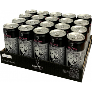 Упаковка слабоалкогольного винного ігристого напою Win-Win Розе Фрозен 0.33 л х 20 шт 5.5-6% (4820236721045) в Черкасах