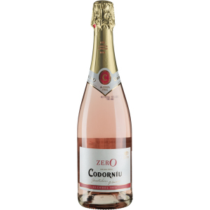 Вино ігристе Codorniu Zero Rose солодке рожеве безалкогольне 0.75 л 0% (8410013020841) ТОП в Черкасах