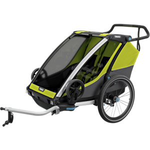 Коляска мультиспортивна Thule Chariot Cab 2 Chartreuse (TH10204003) в Черкасах