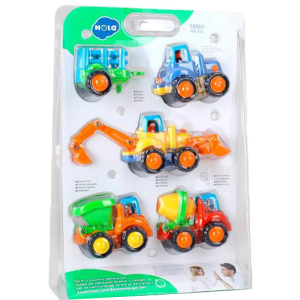 Набір іграшкових машинок Hola Toys Фермерська техніка 4 шт (326) (6944167132669) надійний