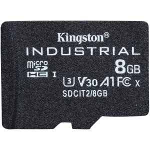 Kingston microSDHC 8GBSP Industrial Class 10 UHS-I V30 A1 (SDCIT2/8GBSP) лучшая модель в Черкассах