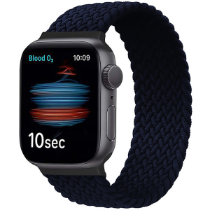 Ремінець Promate Fusion-44L для Apple Watch 42-44 мм 1/2/3/4/5/6/SE Charcoal (fusion-44l.charcoal)