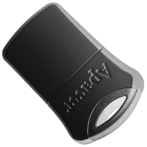 Apacer AH116 64GB USB 2.0 Black (AP64GAH116B-1) ТОП в Черкассах