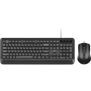 Комплект провідний 2Е MK404 USB Black (2E-MK404UB) краща модель в Черкасах