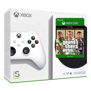 Microsoft Xbox Series S 512Gb + GTA V Premium Edition (російська версія) краща модель в Черкасах