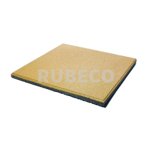 Резиновая плитка RUBECO 500*500*20мм желтая 1м2 ТОП в Черкассах