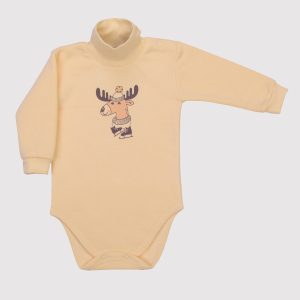 Боди-гольф утепленный Baby Veres 102-3.100-12-0715 Double Cream 86 см Желтый (2000994469973) лучшая модель в Черкассах