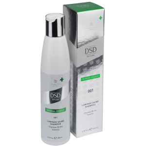 Шампунь DSD de Luxe 001 Medline Organic Luminox Shine Shampoo для улучшения роста волос, препятствует появлению сухости, перхоти и воспалений 200 мл (8437013722179) надежный