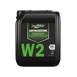Ґрунтовка антисептична KOMPOZIT W2 універсальна 10л в Черкасах
