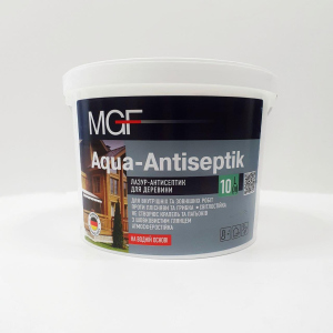 Лазур-антисептик для дерева MGF AQUA-ANTISEPTIK 10 л в Черкасах