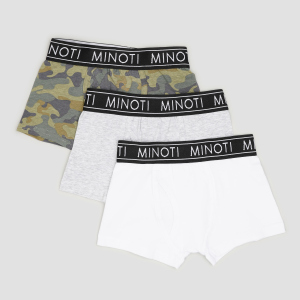 Трусики-шорти Minoti 7B BRIEF 4 35100JNR 116-122 см 3 шт Мілітарі (5059030615840) ТОП в Черкасах